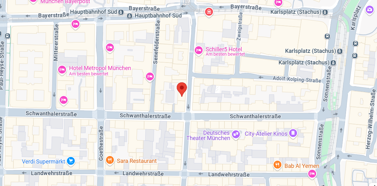 Karte von München